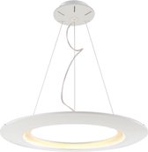 LED Hanglamp - Hangverlichting - Concepty - 41W - Natuurlijk Wit 4000K - Wit Aluminium