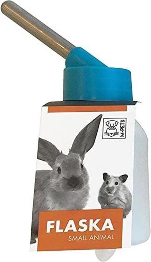 M-pets Kooifles Flaska Knaagdier 50 Ml Rvs Blauw