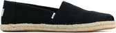 Toms Vrouwen Canvas   Espadrilles / Damesschoenen   -  Alpargata Earthwise - Zwart - maat 37.5