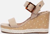 Gioseppo Kirby sandalen met sleehak beige - Maat 36