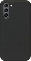 ADEL Siliconen Back Cover Softcase Hoesje Geschikt voor Samsung Galaxy S21 - Zwart