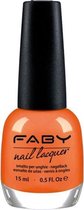 Faby Nagellak Keep On The Sunny Side Dames 15 Ml Vegan Oranje