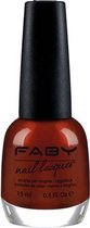 Faby Nagellak Walking Bass Dames 15 Ml Vegan Bordeaux