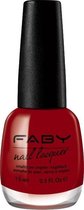 Faby Nagellak Snow White's Snack Dames 15 Ml Vegan Rood