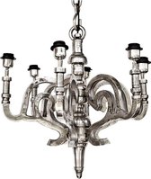 By Kohler Plafondlamp 61x61x60cm 6 Lichten zilver metaal (101571)