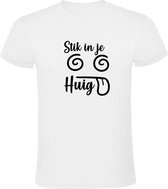 Stik in je huig Heren t-shirt | stik erin | zak erin | grappig | cadeau | Wit