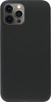 ADEL Tarwe Stro TPU Back Cover Softcase Hoesje Geschikt voor iPhone 12 Pro Max - Duurzaam Afbreekbaar Milieuvriendelijk Zwart