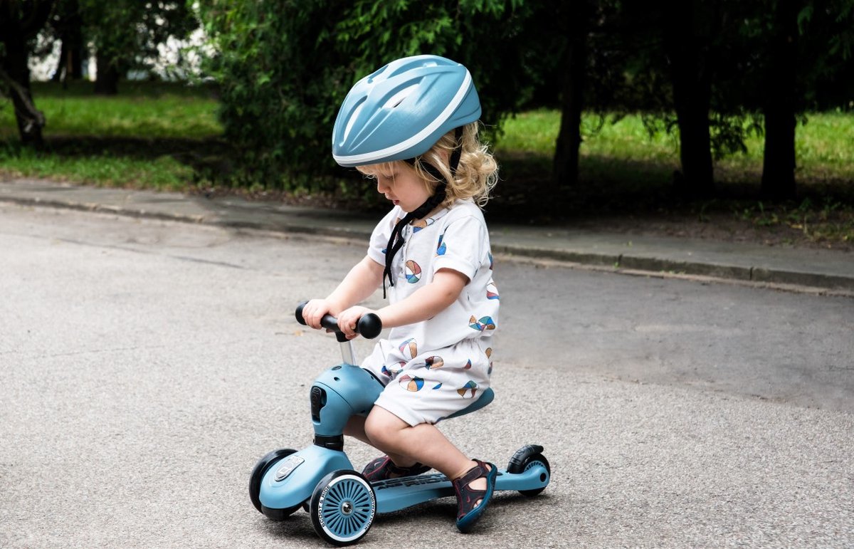 Scoot & Ride Highwaykick 1 – 2-in-1 Kinderstep – Loopfiets en Step in Één – Zonder Gereedschap Ombouwbaar – Veilig en Stabiel – Steel — afbeelding 14