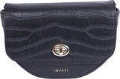 Inyati Elsie Crossbody black croco matt