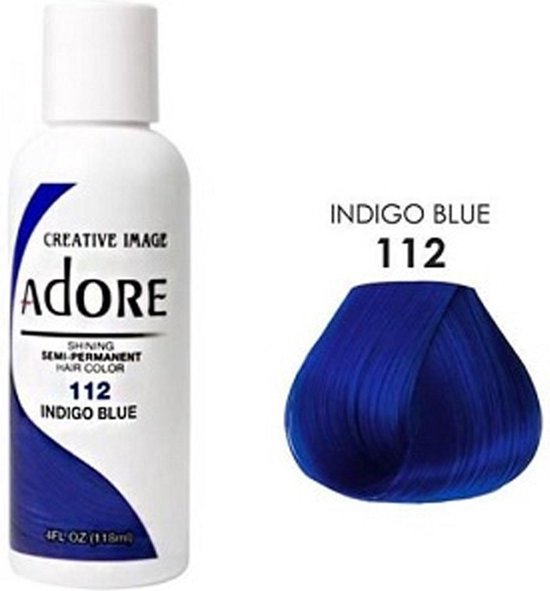 Adore Shining Semi Permanent Hair Color Indigo Blue-112 Haarverf