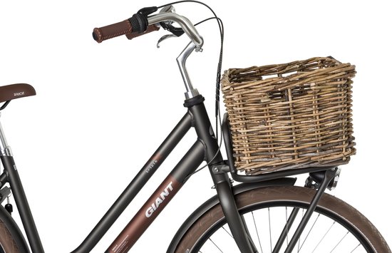 Fastrider Zeno Rotan Fietsmand - Bruin - 26L - Handgemaakt van FastRider — afbeelding 2