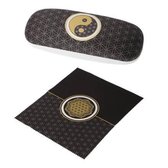 Goebel® - Lotus | Brillenkoker "Yin & Yang" | Inclusief brillendoekje