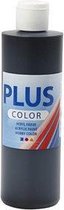 Acrylverf - Zwart  - Plus Color - 250 ml