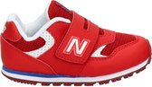 New Balance 376 jongens klittenband sneaker - Rood - Maat 33