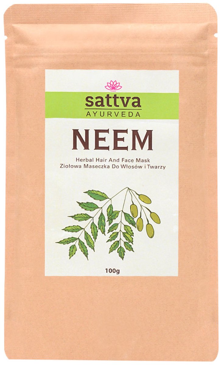 Sattva - Neem Herbal Mask For Hair And Face