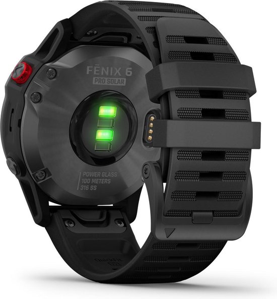 Garmin fēnix 6 Pro Solar Chrono Smartwatch  - Zwart