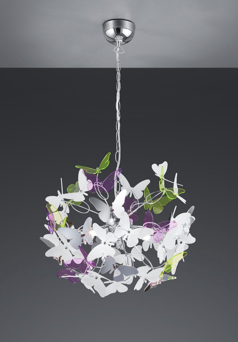 REALITY BUTTERFLY - Hanglamp - Chroom - excl. 4x G9 28W