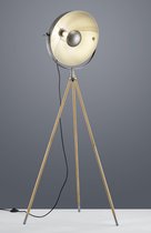 Trio Leuchten arti - Tripod/driepoot vloerlamp - 1 lichts - H 157.5 cm - Grijs