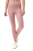 Pink Soda Rib Sportlegging - Roze Dames - Maat M