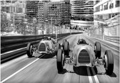 Fotobehang - Monte Carlo Race 100x70cm - Vliesbehang
