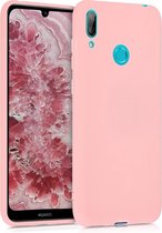kwmobile telefoonhoesje voor Huawei Y7 (2019) / Y7 Prime (2019) - Hoesje voor smartphone - Back cover in roségoud