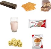 Protiplan | Zoete Snacks Mixverpakking II | 7 porties | Low Carb Cake | Eiwitrijk | Eiwitrepen | Koolhydraatarme sportvoeding | Afslanken met Proteïne repen | Snel afvallen zonder