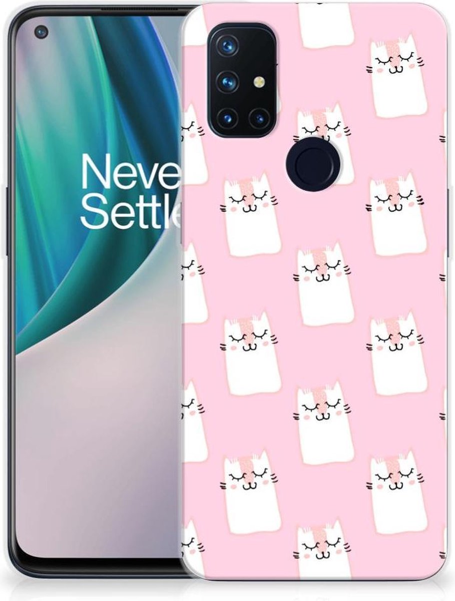 OnePlus Nord N10 5G TPU Hoesje Sleeping Cats