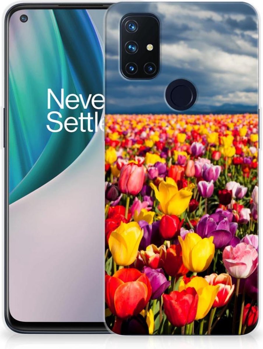 TPU Hoesje voor OnePlus Nord N10 5G TPU Case Tulpen