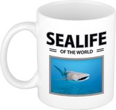 Tijgerhaai mok met dieren foto sealife of the world