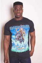 Iron Maiden Heren Tshirt -M- Tour Trooper Zwart