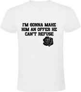 Godfather offer he can't refuse 2  Heren t-shirt | godfather | maffia | don corleone| mario puzo | Wit