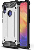 Xiaomi Redmi Note 7 Hoesje - Mobigear - Outdoor Serie - Hard Kunststof Backcover - Zilver - Hoesje Geschikt Voor Xiaomi Redmi Note 7