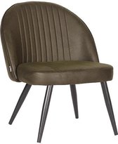 Nancy's Fauteuil Enzo - Stoel - Fauteuils - Industrieel - Microfiber - Army green - 65 x 68 x 79 cm