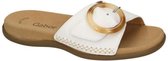 Gabor -Dames -  wit - slippers & muiltjes - maat 37