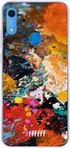 6F hoesje - geschikt voor Huawei Y6 (2019) -  Transparant TPU Case - Colourful Palette #ffffff