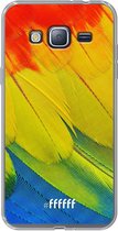 Samsung Galaxy J3 (2016) Hoesje Transparant TPU Case - Macaw Hues #ffffff