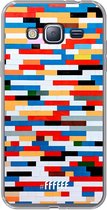 Samsung Galaxy J3 (2016) Hoesje Transparant TPU Case - Mesmerising Mosaic #ffffff