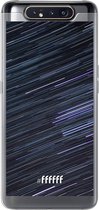 Samsung Galaxy A80 Hoesje Transparant TPU Case - Moving Stars #ffffff