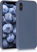 kwmobile telefoonhoesje voor Apple iPhone X - Hoesje met siliconen coating - Smartphone case in sering