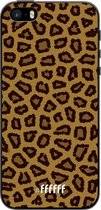 iPhone 5s Hoesje TPU Case - Leopard Print #ffffff