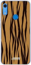 Huawei Y6 (2019) Hoesje Transparant TPU Case - Tiger Print #ffffff