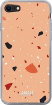 6F hoesje - geschikt voor iPhone 8 - Transparant TPU Case - Terrazzo N°5 #ffffff