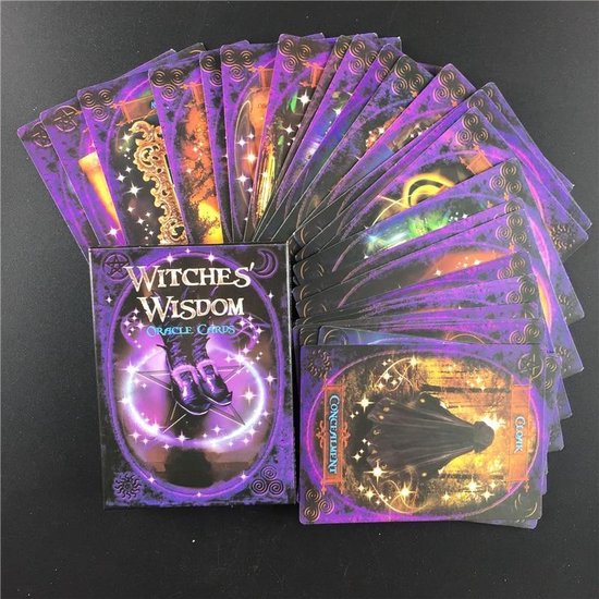 Thumbnail van een extra afbeelding van het spel Engelse versie tarot engel therapie orakel tarot kaarten voor vrouwen familiefeest grappige spellen [78 stuks tt32]