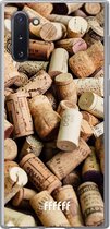 Samsung Galaxy Note 10 Hoesje Transparant TPU Case - Corks #ffffff