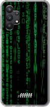 6F hoesje - geschikt voor Samsung Galaxy A32 5G -  Transparant TPU Case - Hacking The Matrix #ffffff