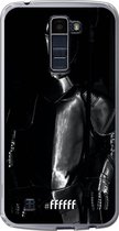 LG K10 (2016) Hoesje Transparant TPU Case - Plate Armour #ffffff
