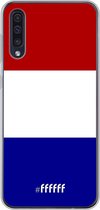 Samsung Galaxy A40 Hoesje Transparant TPU Case - Nederlandse vlag #ffffff