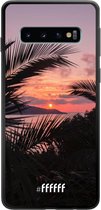 Samsung Galaxy S10 Hoesje TPU Case - Pretty Sunset #ffffff