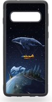 Whale in the sky Telefoonhoesje - Samsung Galaxy S10