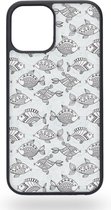 Funky blue fish Telefoonhoesje - Apple iPhone 12 / 12 Pro